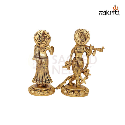 BRASS RADHA KRISHNA SET