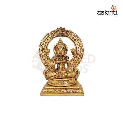 BRASS LAKSHMI WITH ARCH