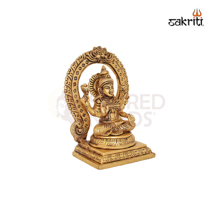 BRASS LAKSHMI WITH ARCH