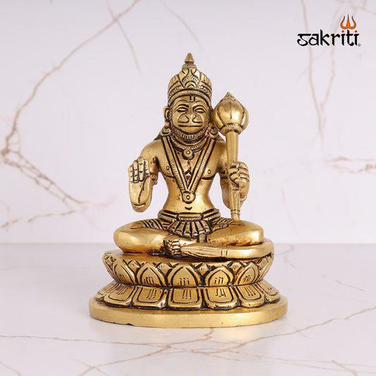 PureBrass,Hanuman,Anjanayar,WallHanging,PoojaRoom,HomeDecore,Gift.