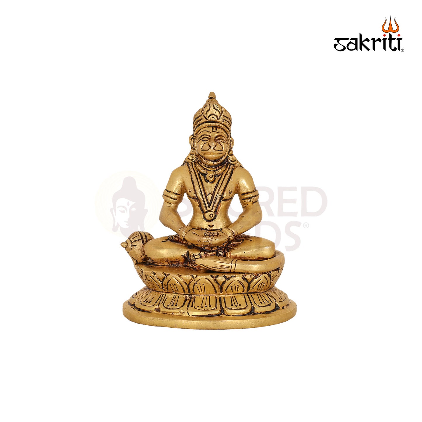 BRASS HANUMAN WITH GADHA