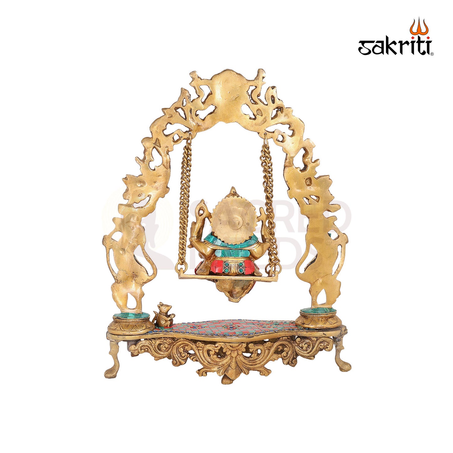 BRASS JHULA WITH GANESHA