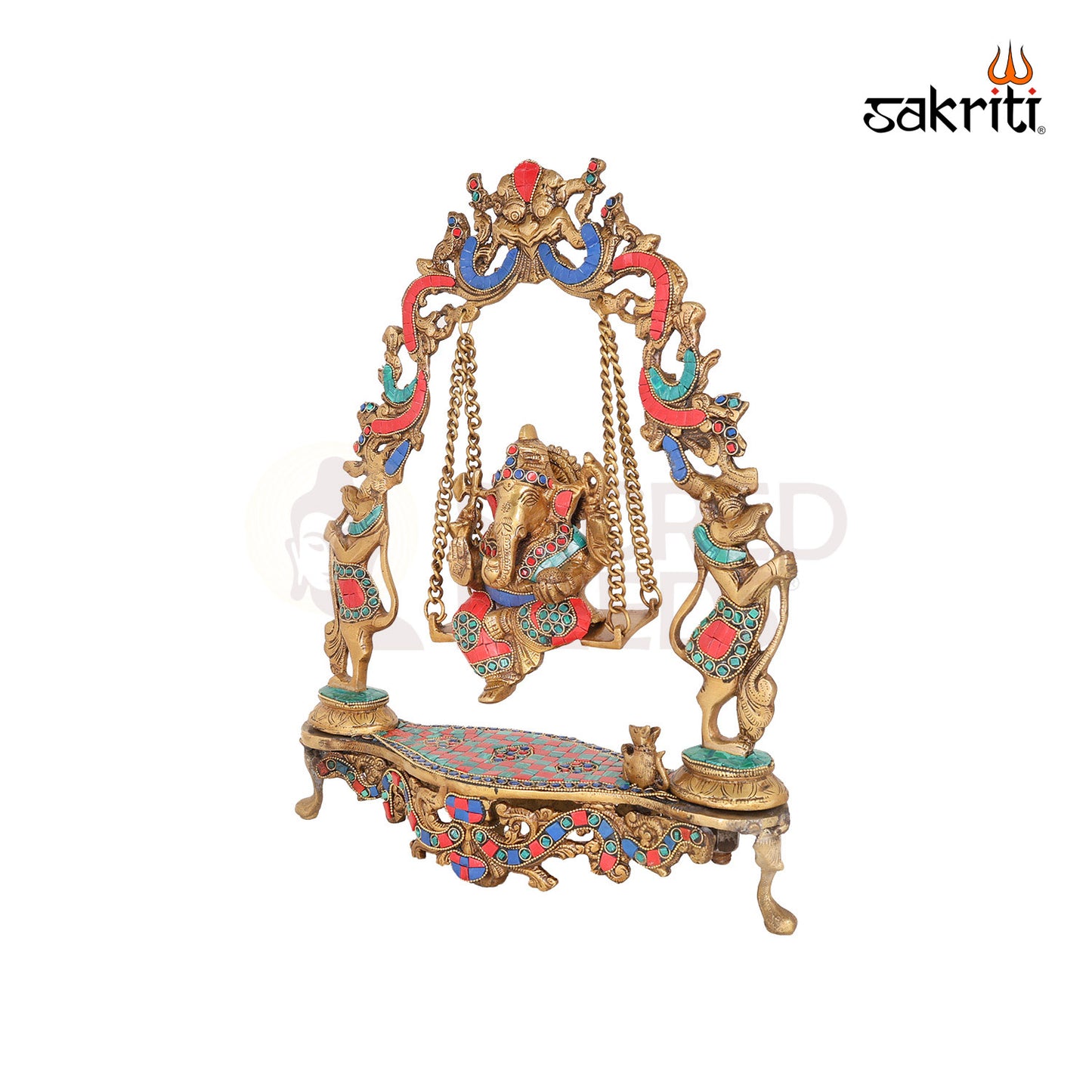 BRASS JHULA WITH GANESHA