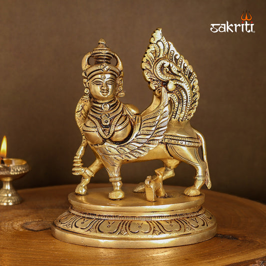 Pure Brass,kamadhenu,Cow,Gomatha,Statue,Temple,Pooja Room,Home Decor,Gift.