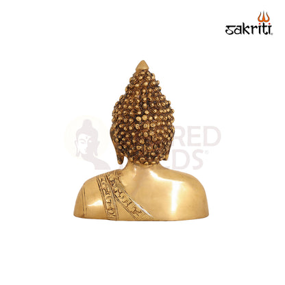 BRASS BUDDHA HEAD