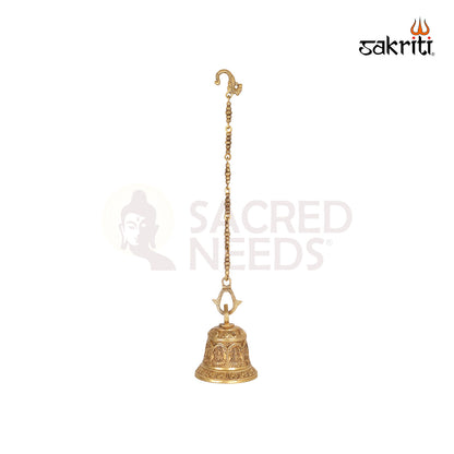 BRASS LAKSHMI HANGING BELL