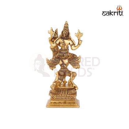 BRASS GARUDA LAKSHMI WITH VISHU