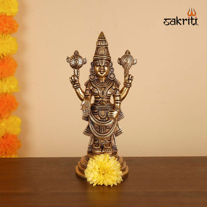 Pure Brass, Balaji,Perumal,Statue,Temple,Idols&Statues, Pooja Room,Home Decor,Gift