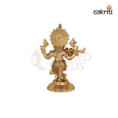 BRASS FLUTE GANESHA