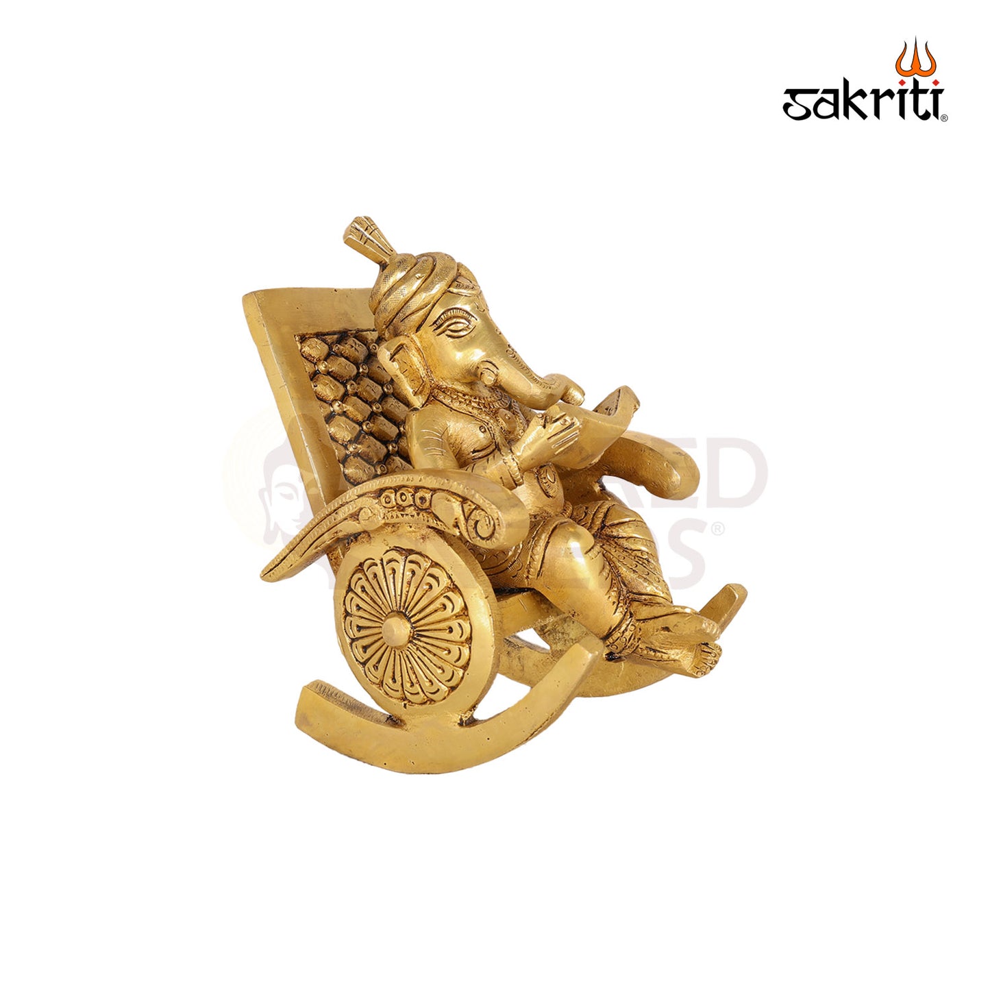 BRASS CHAIR GANESHA