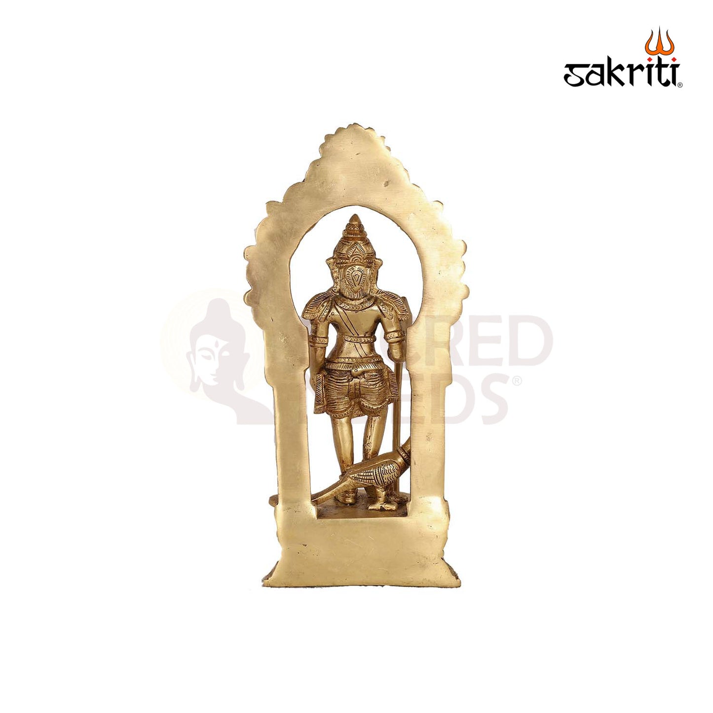 BRASS MURUGAN WITH ARCH