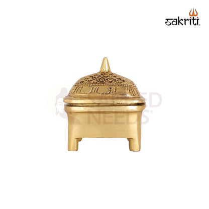 BRASS DHOOP DHANI WITH HANDLE