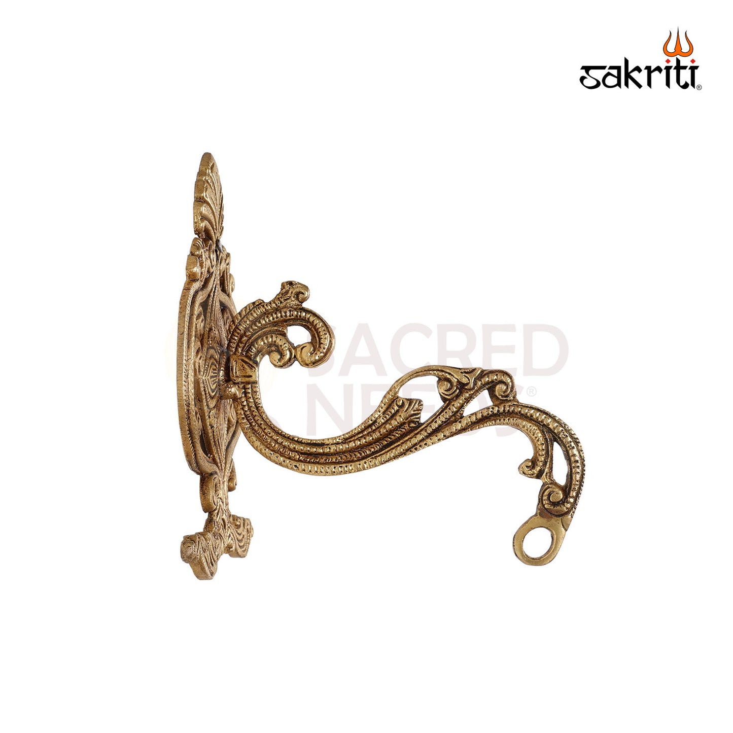 BRASS ANTIQUE WALL MOUNTED BRACKET