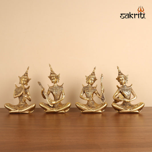 BRASS TARA DEVI SET