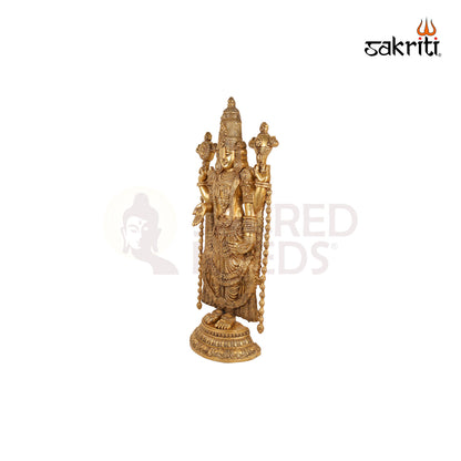 Brass Tirupati Balaji Idol – 46 Inch Lord Venkateswara Statue
