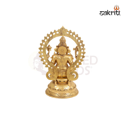 Brass Ganesha with Arch – 26 Inch Hindu God Sculpture