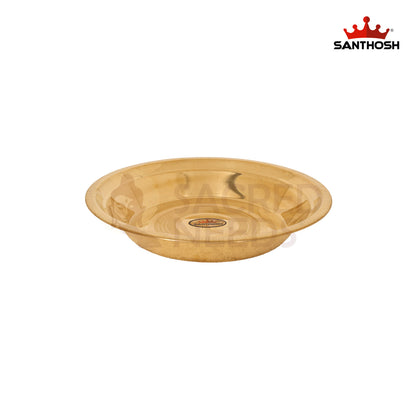 Brass Deep Parat – 2 Inch Brass Puja Aarti Plate
