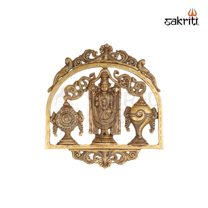 Balaji S C Wall Hanging Plate – 13.5 Inch Lord Venkateswara Decor