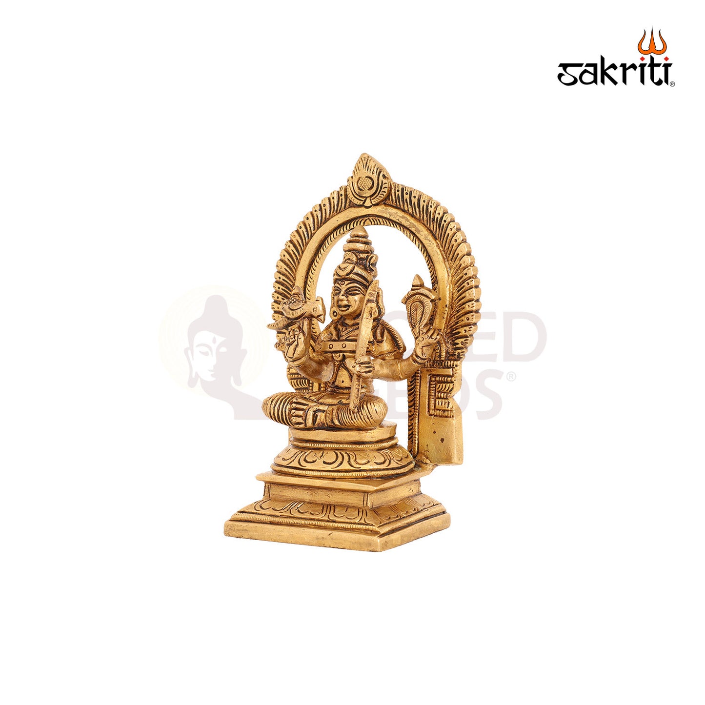 BRASS KAMAKSHI AMMAN WITH ARCH