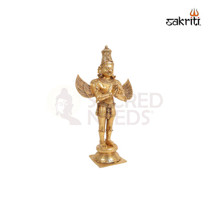 Brass Garuda with Open Wings – 22 Inch Vahana of Vishnu