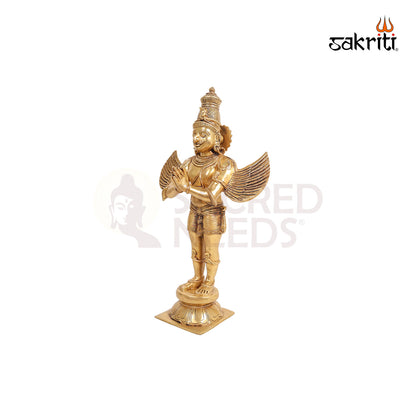 Brass Garuda with Open Wings – 22 Inch Vahana of Vishnu