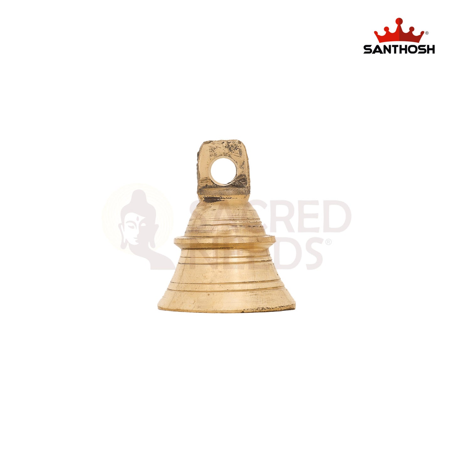 Brass Hanging Bell – 2.3 Inch Devotional Sound Bell