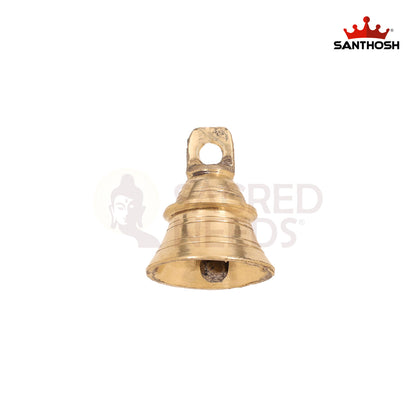 Brass Hanging Bell – 2.3 Inch Devotional Sound Bell
