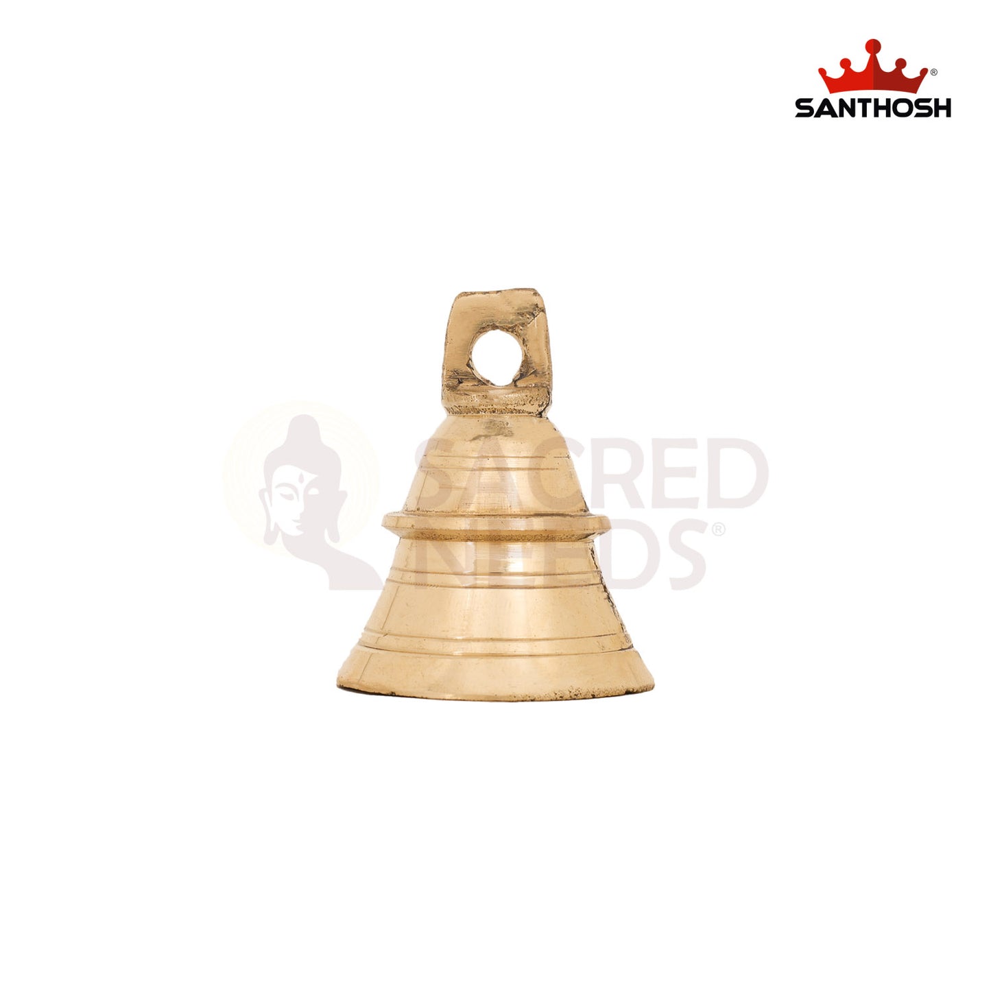 Brass Hanging Bell – 2.7 Inch Auspicious Hanging Ornament