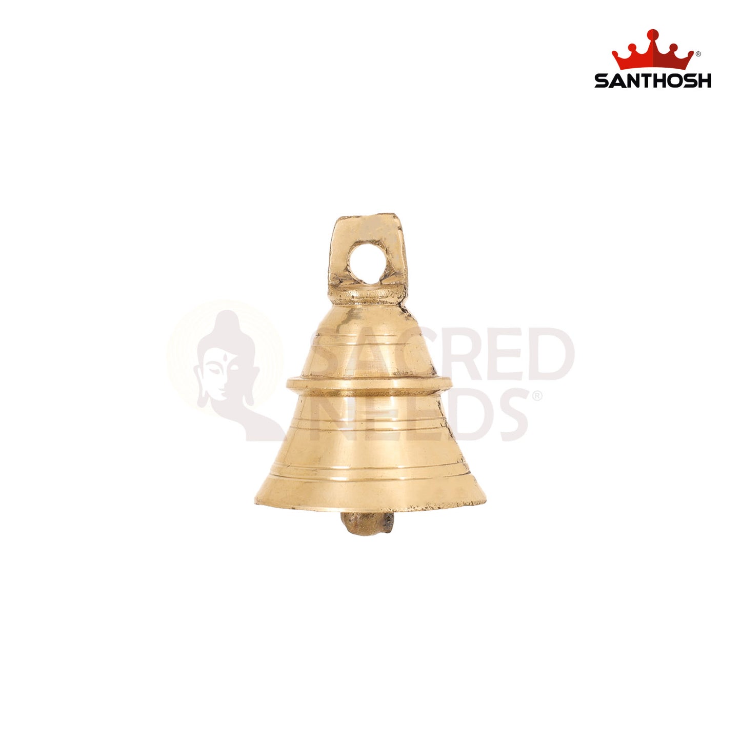 Brass Hanging Bell – 2.7 Inch Auspicious Hanging Ornament