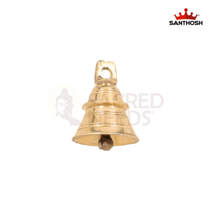 Brass Hanging Bell – 2.7 Inch Auspicious Hanging Ornament