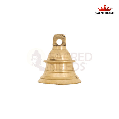 Brass Hanging Bell – 3.6 Inch Sound Decor for Entrance