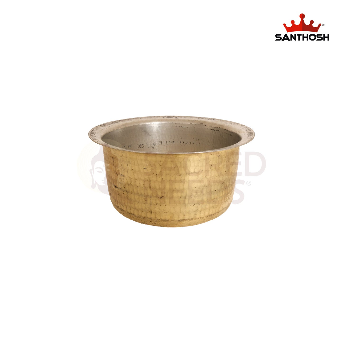 BRASS HAMMERED KALAI TOPE