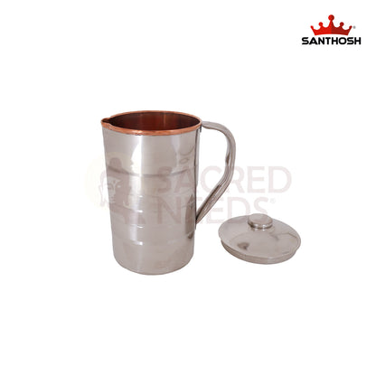 STEEL-COPPER WATER JUG