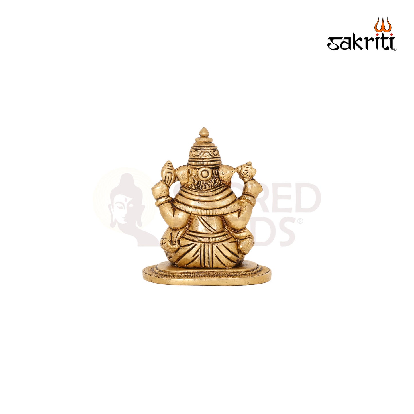 BRASS MUSIC GANESHA (5 PCS) SET