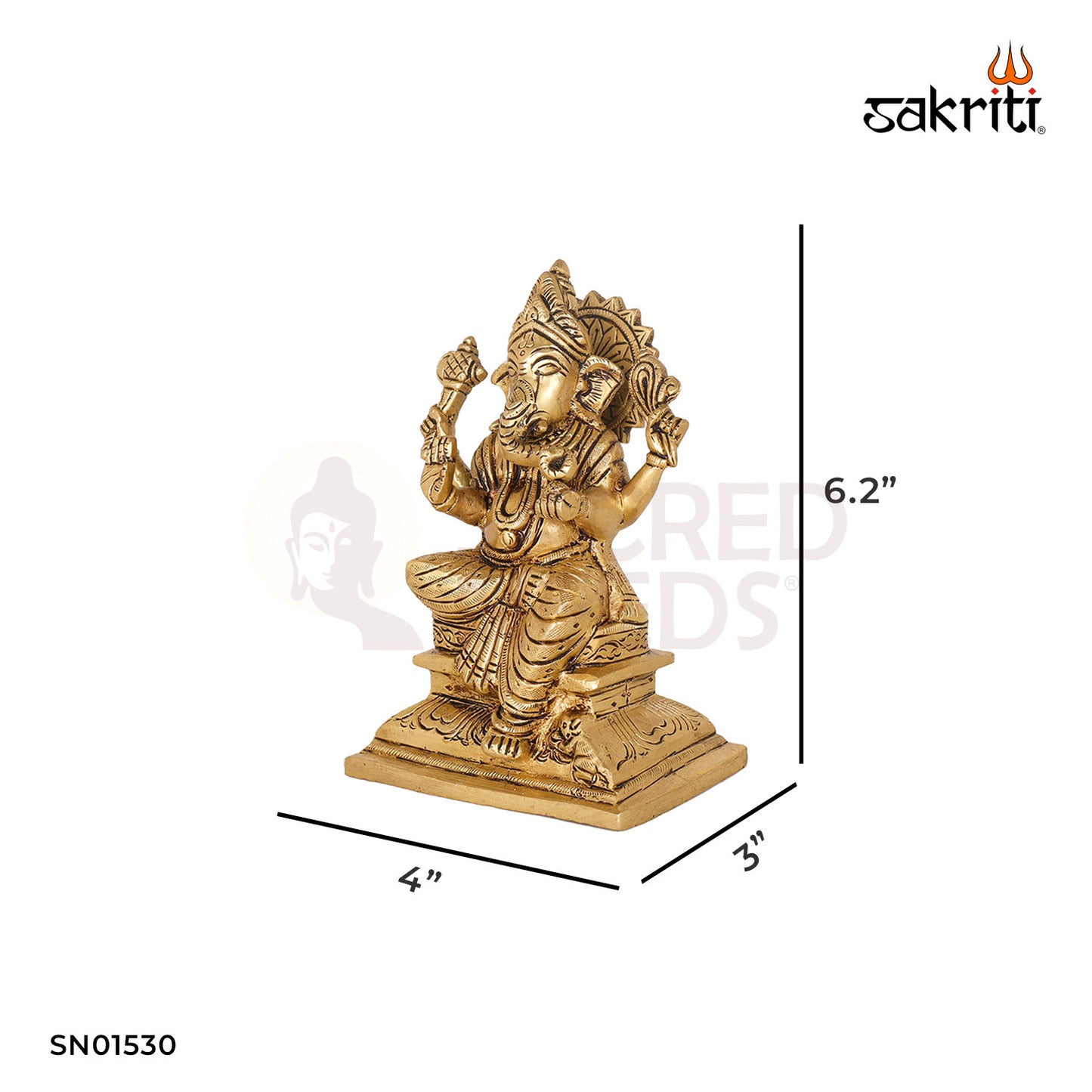 BRASS GANESHA