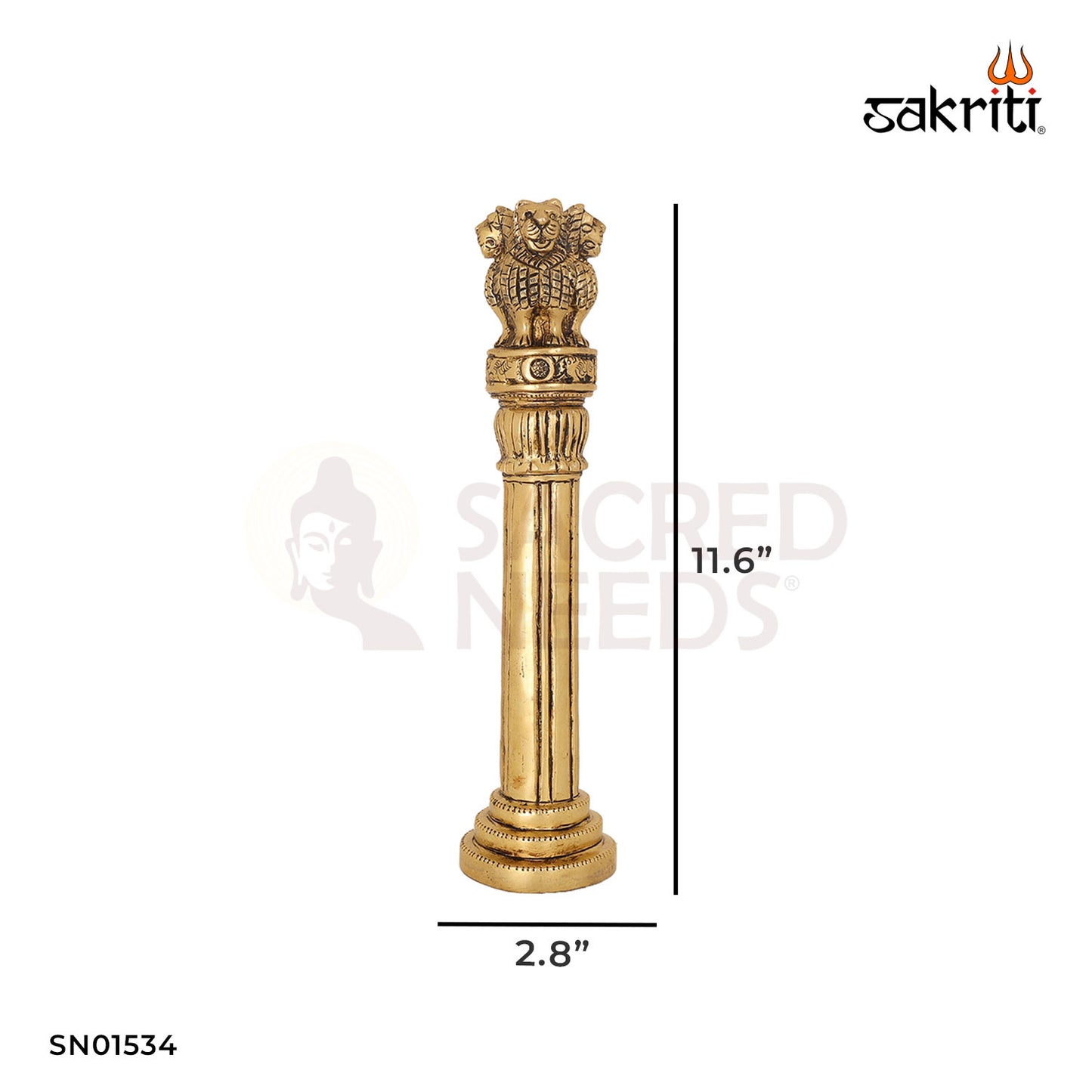 BRASS ASHOKA PILLAR