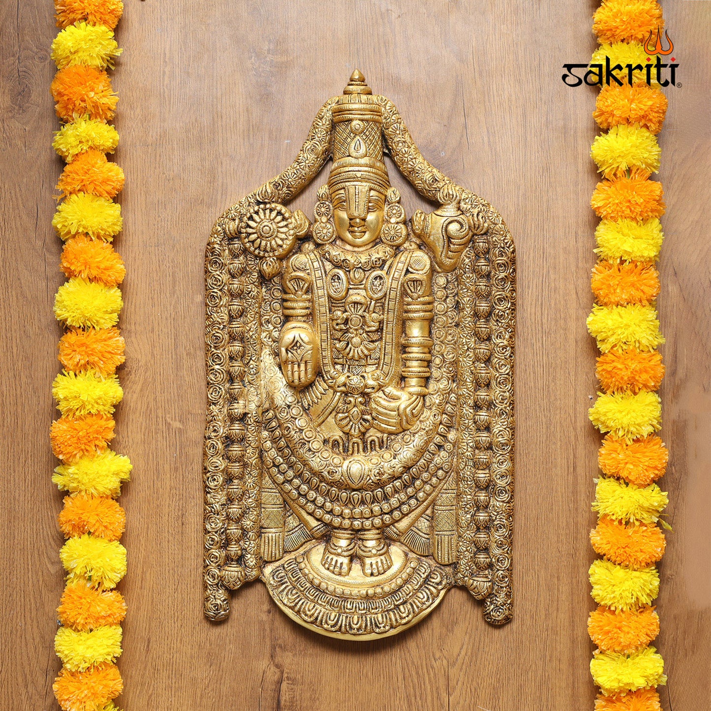 BRASS BALAJI WALL MOUNTED