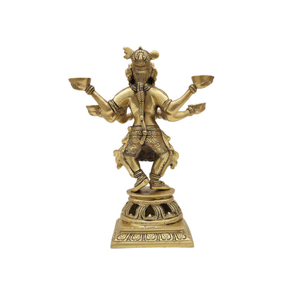 BRASS DEEP LAKSHMI (5 HANDS)