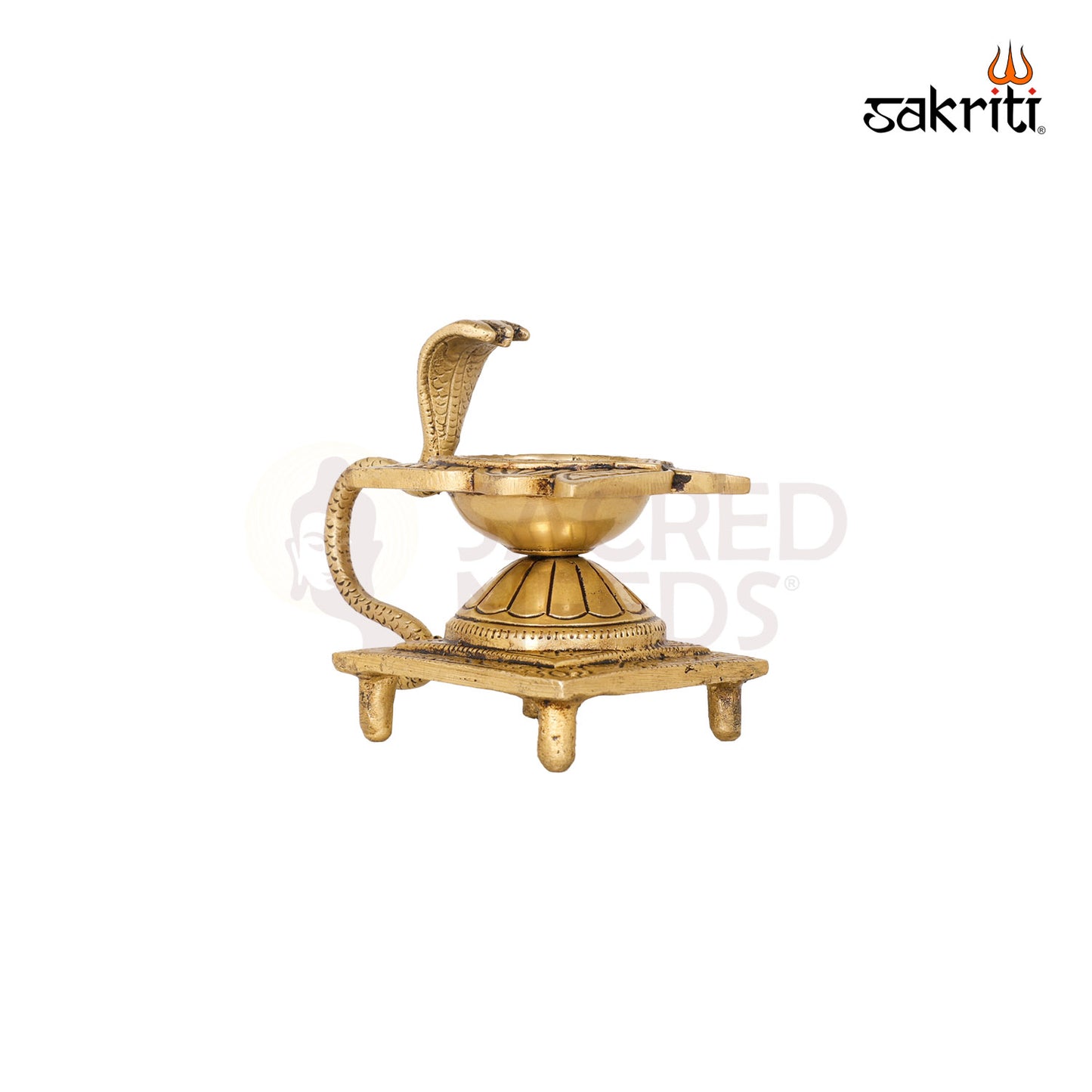 BRASS SNAKE TULSI ARTI