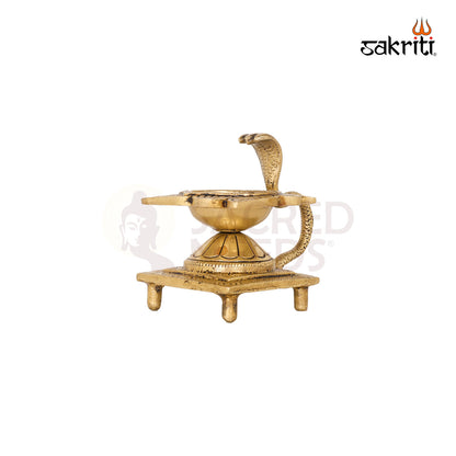 BRASS SNAKE TULSI ARTI