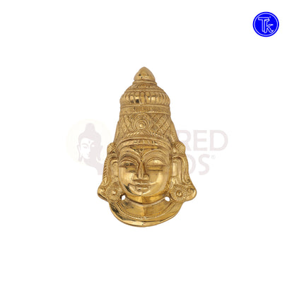 BRASS GANESHA FACE WALL MOUNTED