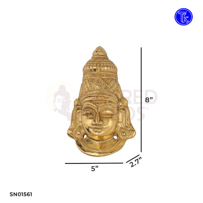 BRASS AMMAN FACE WALL MOUNTED