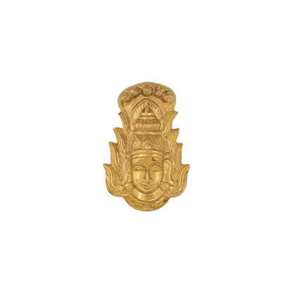 BRASS MARI AMMAN FACE WALL MOUNTED