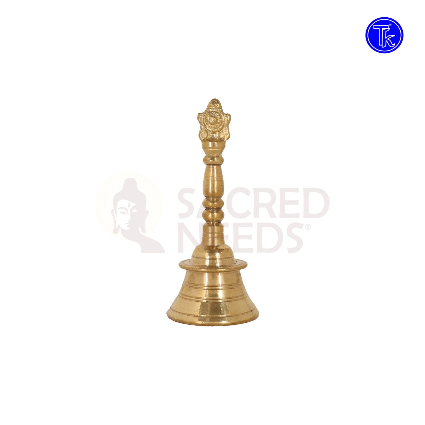 BRASS SHANK CHAKRA POOJA BELL