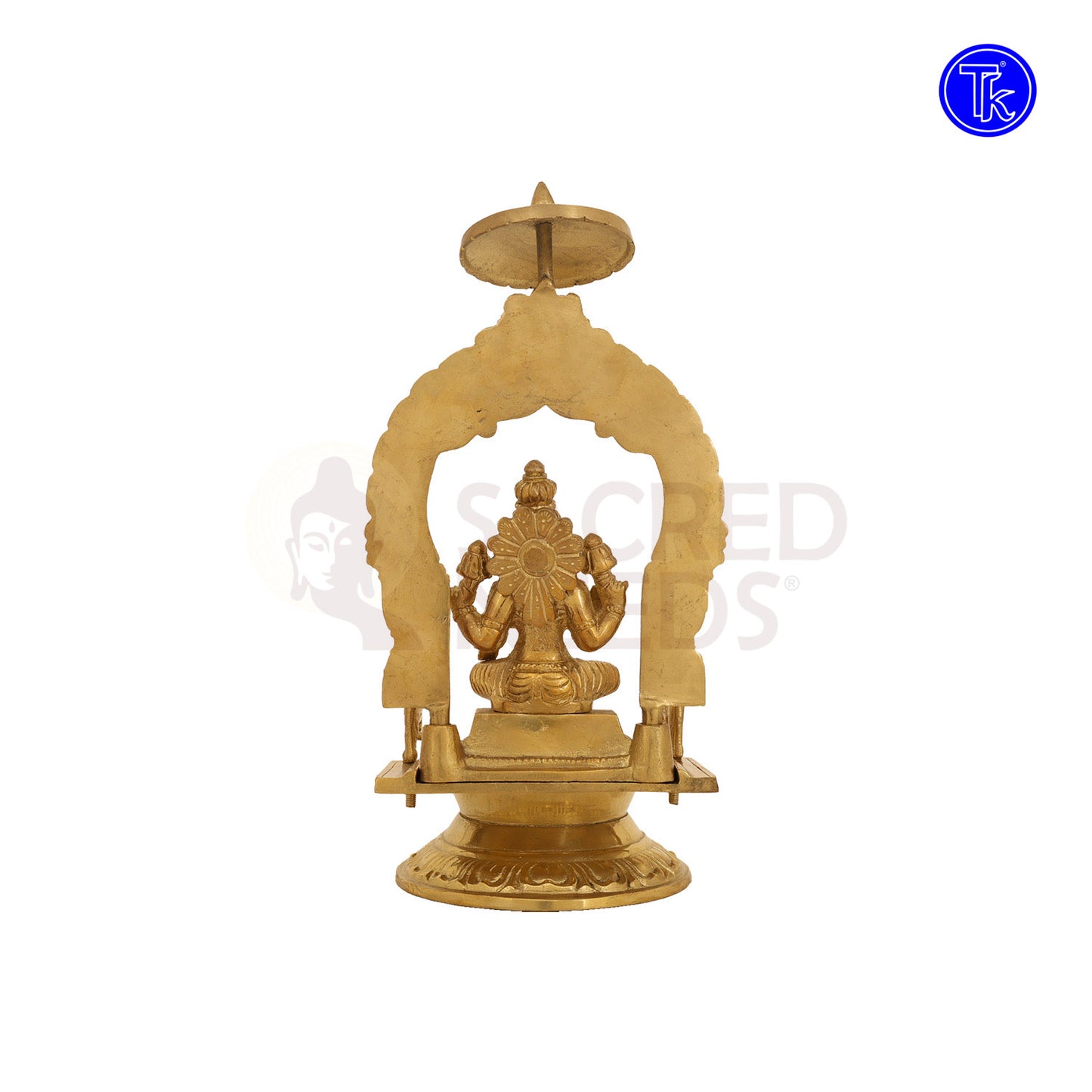 BRASS LAKSHMI VILAKKU WITH ARCH