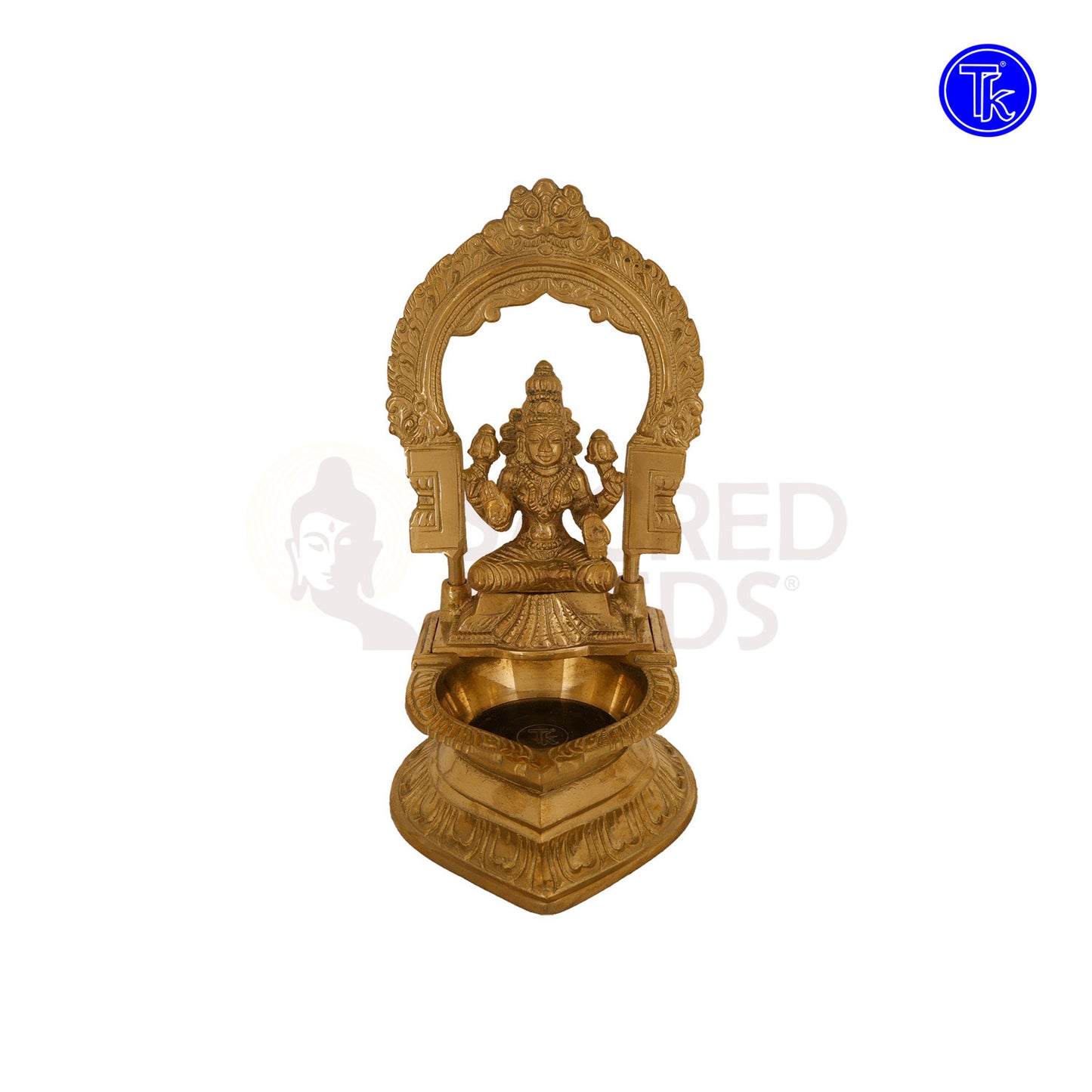 BRASS LAKSHMI VILAKKU WITH ARCH