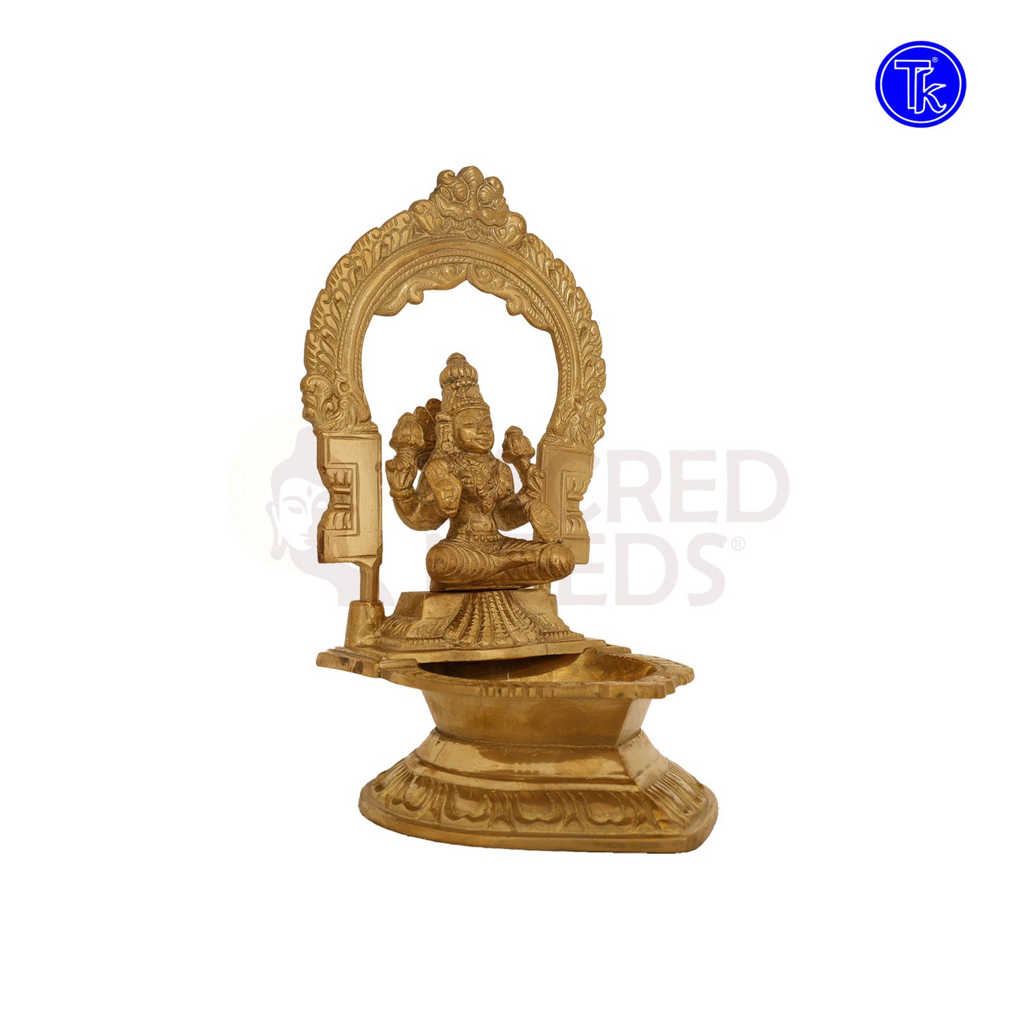 BRASS LAKSHMI VILAKKU WITH ARCH