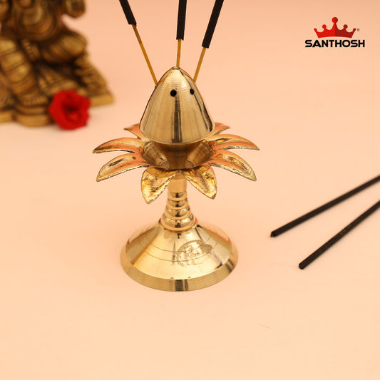 BRASS KALASH AGARBATHI STAND