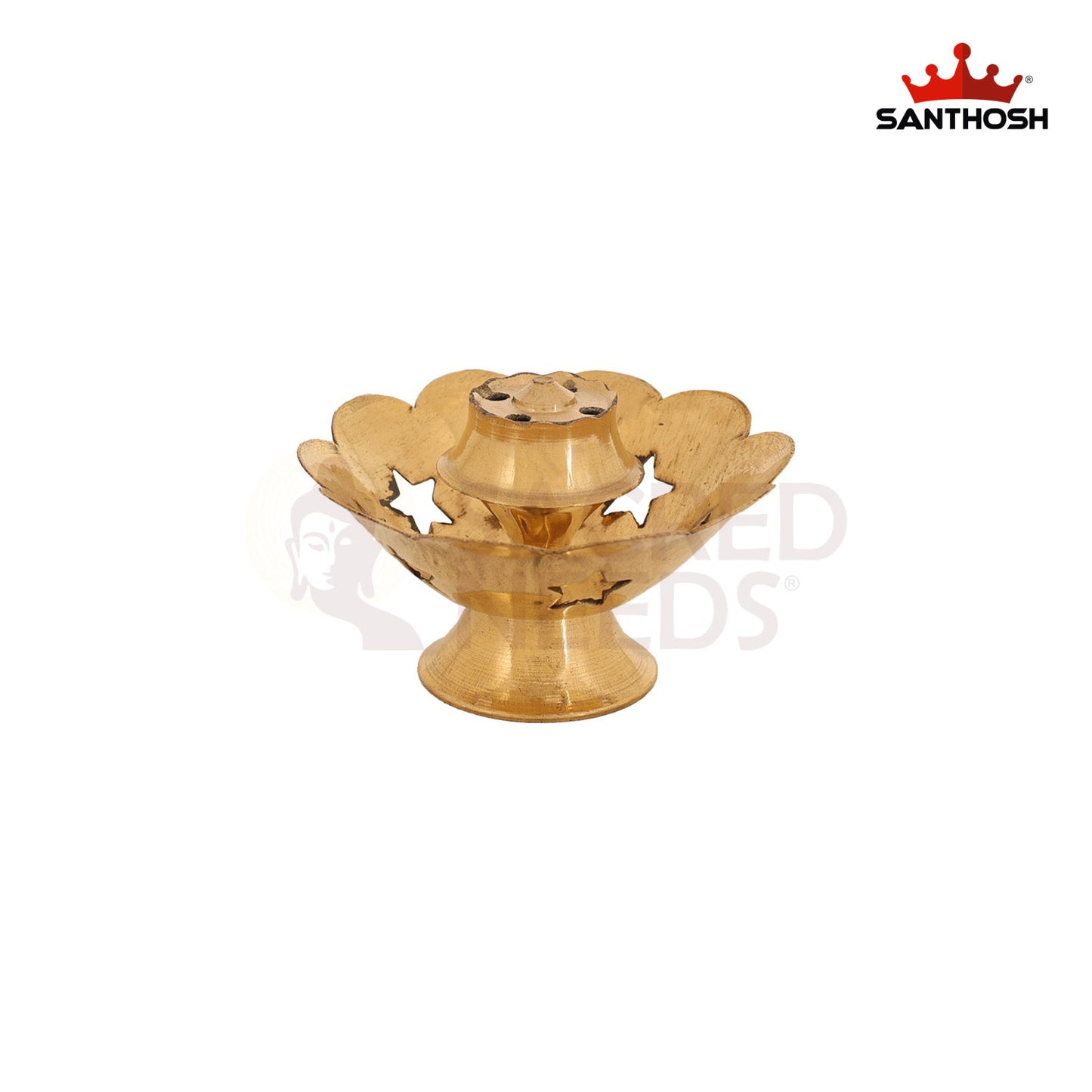 BRASS BOWL AGARBATHI STAND