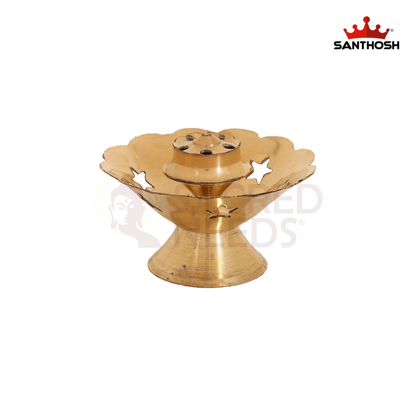 BRASS BOWL AGARBATHI STAND